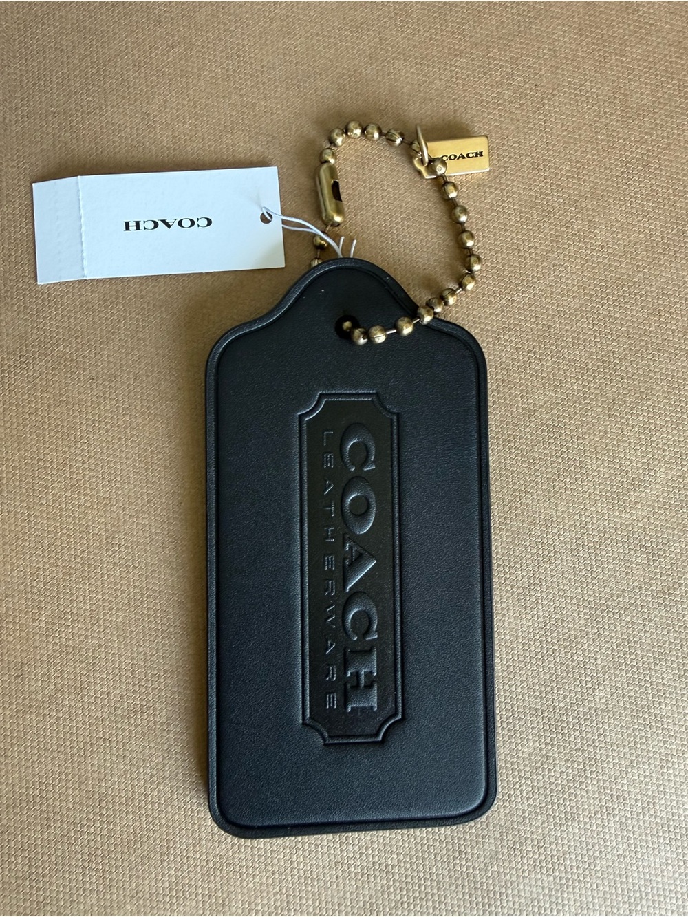 Coach Oversized Black Hangtag NWT